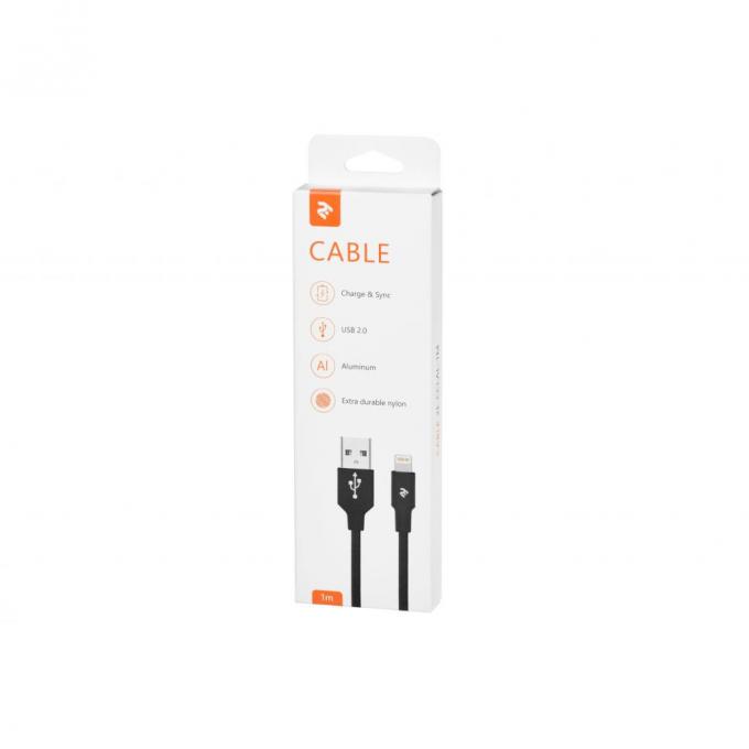 Кабель 2E USB 2.0 to Lightning Cable Alumium Shell Cable, 1m 2E-CCLAL-1M