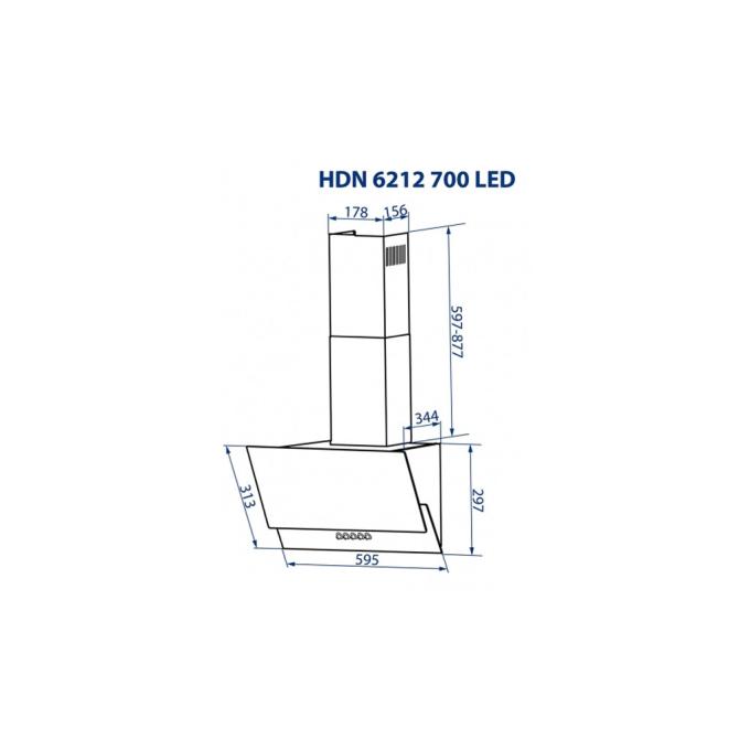 Minola HDN6212BL700LED