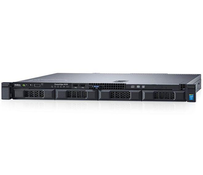 сервер 4x3,5/E3-1220 v6/iDRAC8 Expr/250W/H330/3Yr PowerEdge R230 A7 DELL per2302C