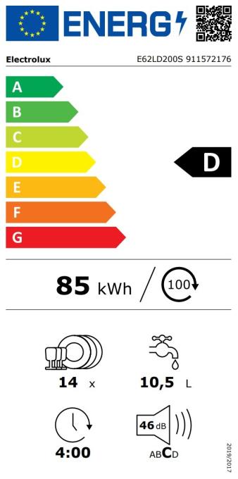 ELECTROLUX E62LD200S