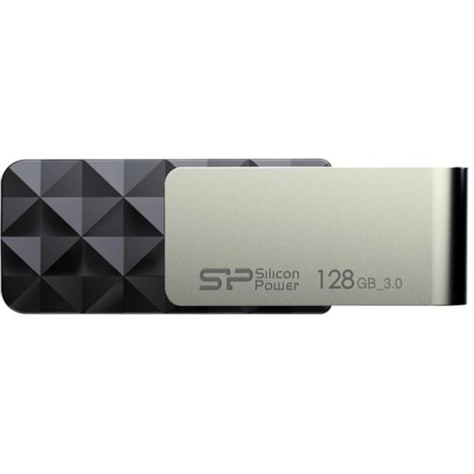 USB флеш накопитель Silicon Power 128GB Blaze B30 Black USB 3.0 SP128GBUF3B30V1K
