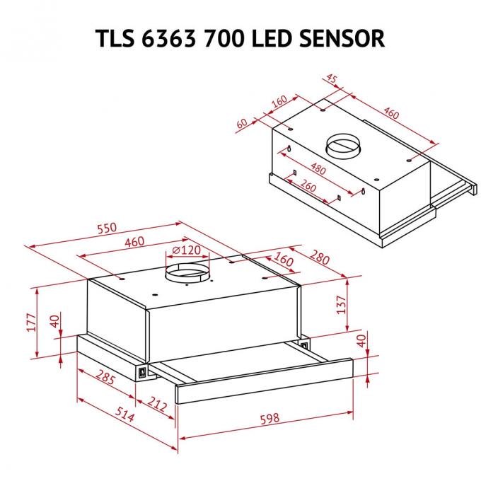 PERFELLI TLS 6363 WH 700 LED Sensor