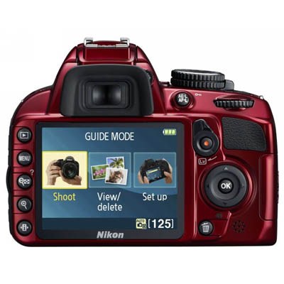Цифровой фотоаппарат Nikon D3100 red kit AF-S DX 18-55mm VR VBA281K001