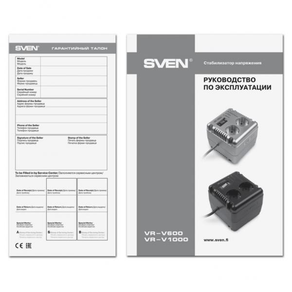 Стабилизатор SVEN VR-V1000 00380046