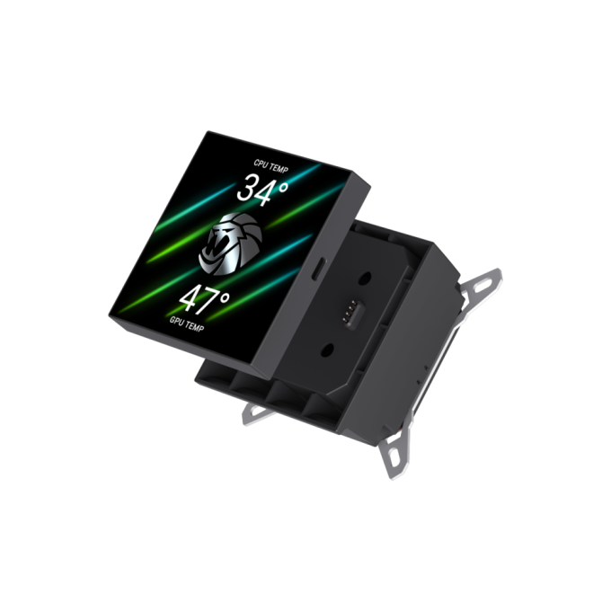 GAMEMAX GLACIER 240 LCD BK