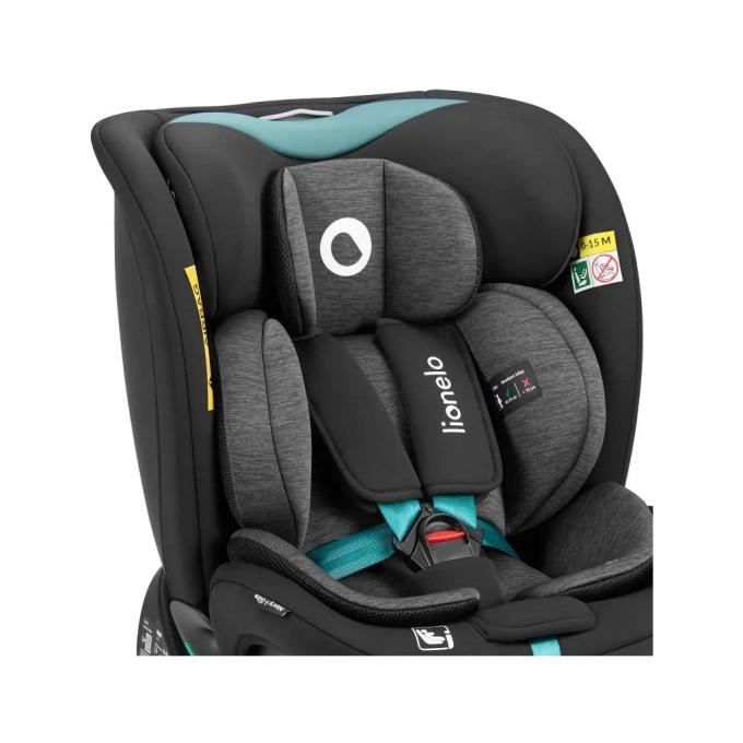 Lionelo LO-NAVY I-SIZE BLACK TURQUOISE