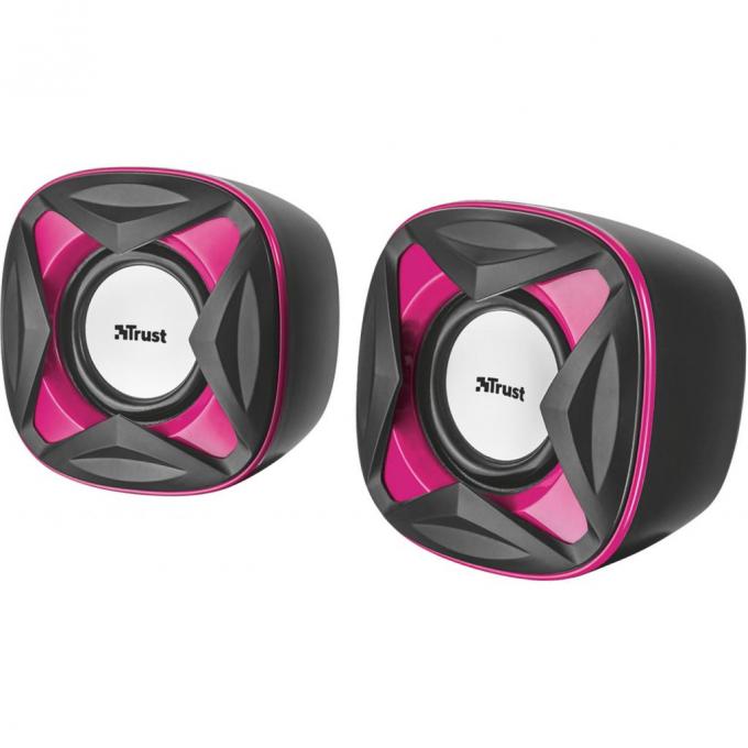 Акустическая система Trust Xilo Compact 2.0 Speaker Set pink 21181