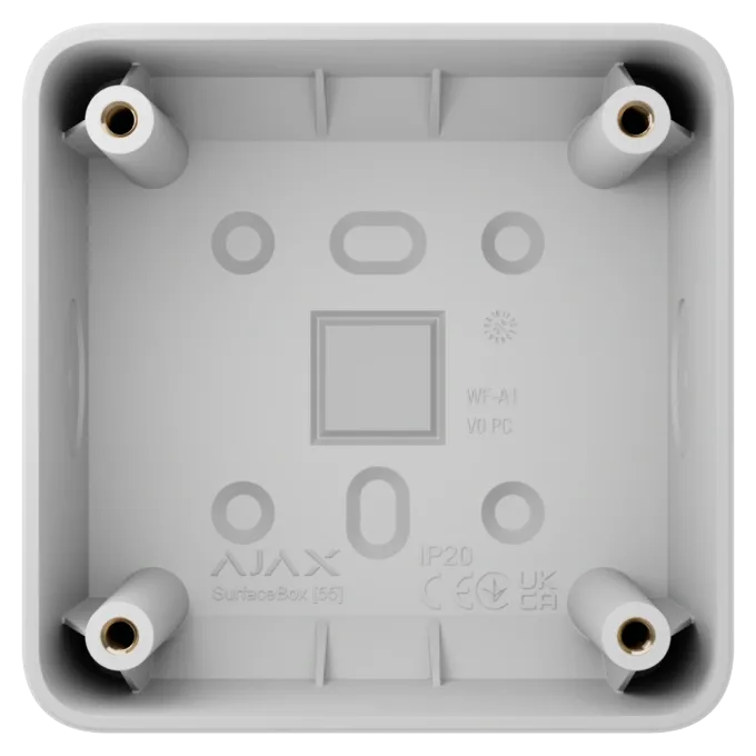 Ajax SurfaceMounting box white