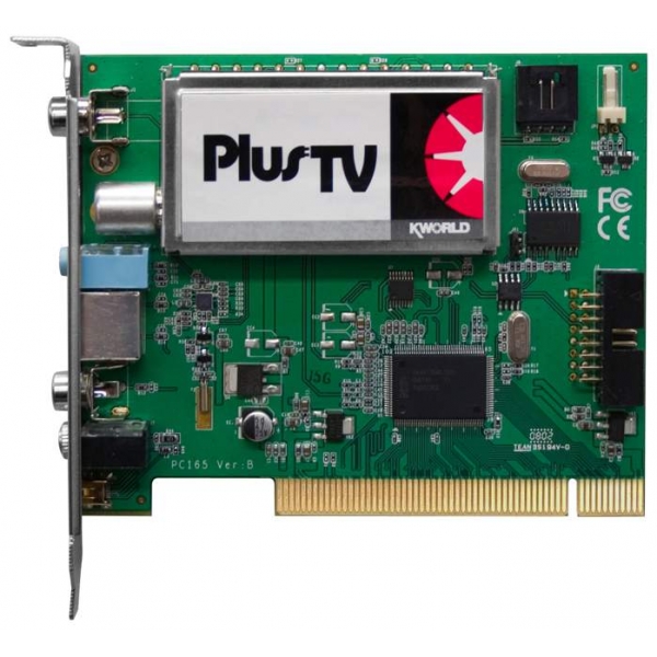 TV Tuner KWorld PCI Analog TV Card II Lite PC165-A LE
