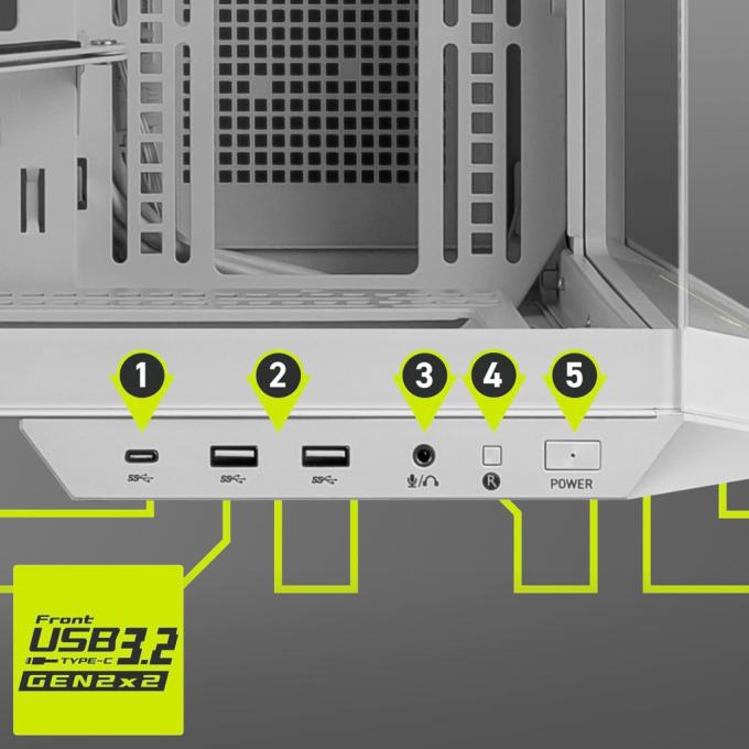 MSI MAG PANO 100L PZ WHITE