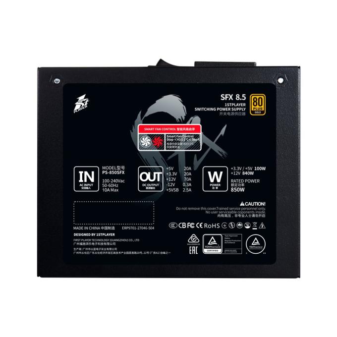 1STPLAYER SFX-GLD-850-BK-EU