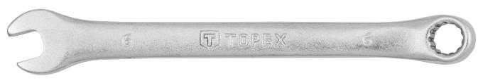 Ключ Topex комбинированный, 6 х 100 мм 35D701