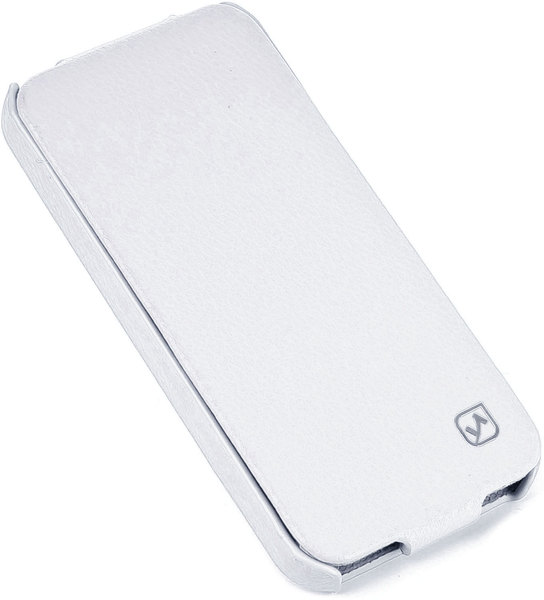 HOCO for iPhone 5/5S Duke Flip Leather case White HI-L012W