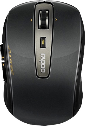 Мышь беспроводная RAPOO 3920p black USB лазерная
