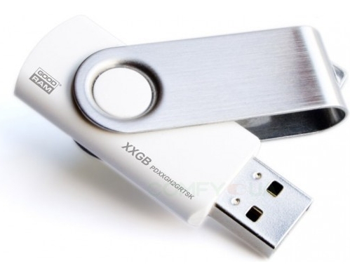 USB флеш накопитель GOODRAM 8GB UTS2 White USB 2.0 UTS2-0080W0BBB