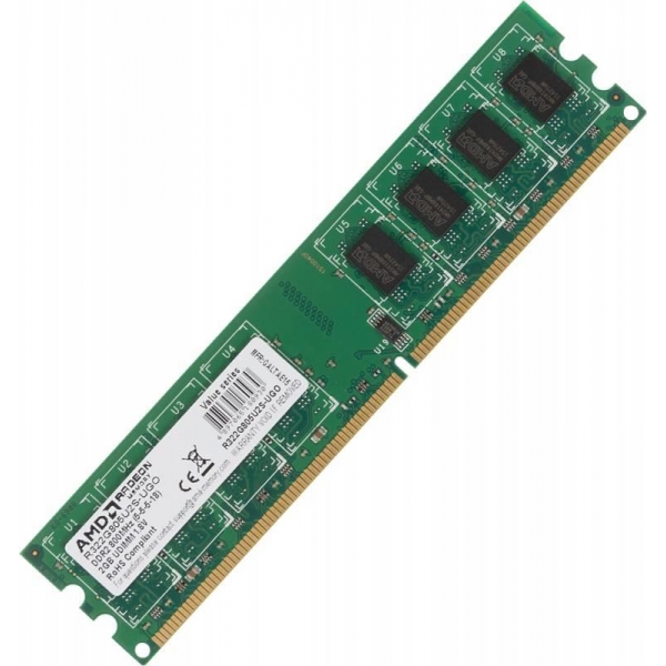 Память AMD Radeon DDR2 800 2GB, BULK R322G805U2S-UGO