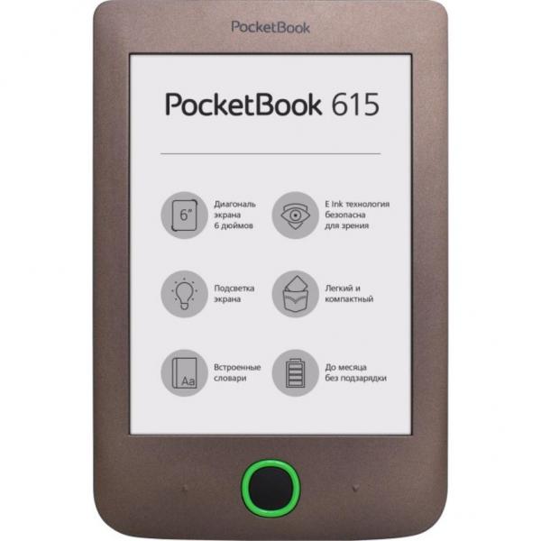 Электронная книга PocketBook 615 Dark Brown PB615-X-CIS