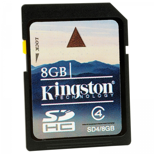 SD HC CLASS4 Kingston 8GB SD4/8GB