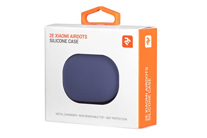 Чехол 2Е для Xiaomi AirDots, Pure Color Silicone (1.5mm), Lavender 2E 2E-MI-D-IBSI-1.5-LV