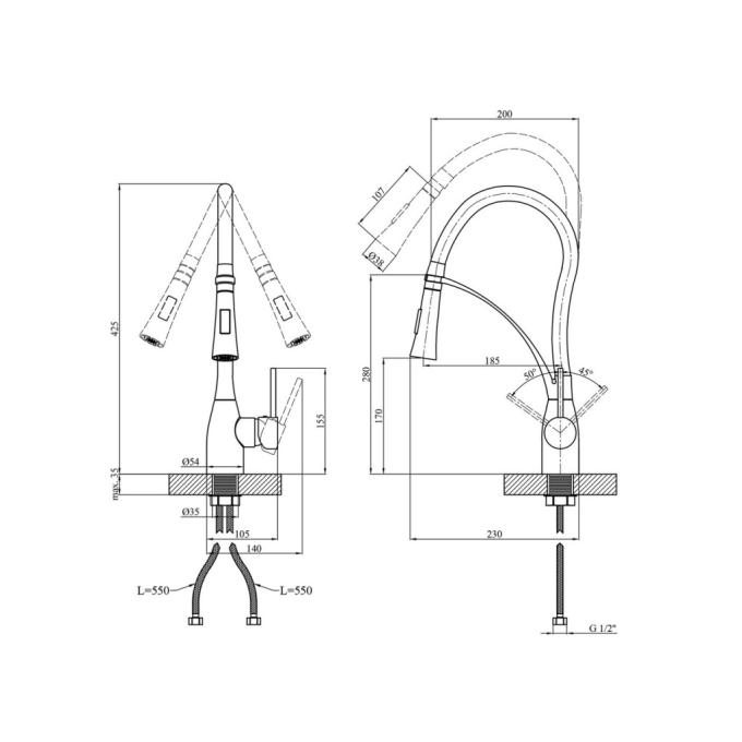 Kroner Ersel-SCH03393BLK