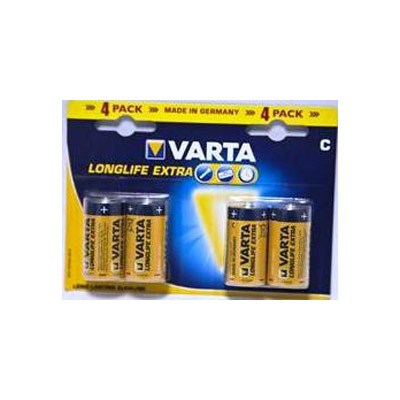 Батарейка Varta C Longlife Extra * 4 4114101414