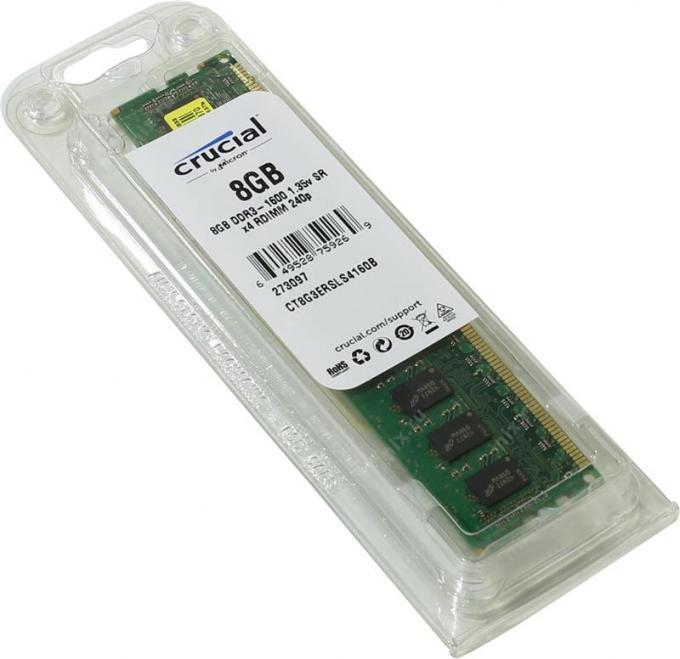 Модуль памяти для сервера MICRON CT8G3ERSLS4160B