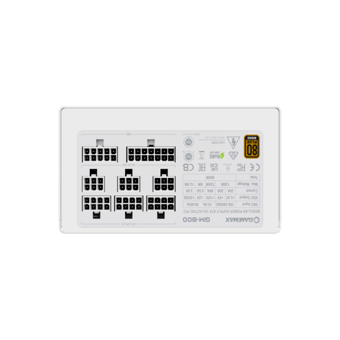 GAMEMAX GM-800 Modular white