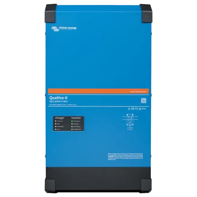Victron Energy VictronEnergy Quattro-II 24/5000/120-50/50 однофазный чистая синусоида