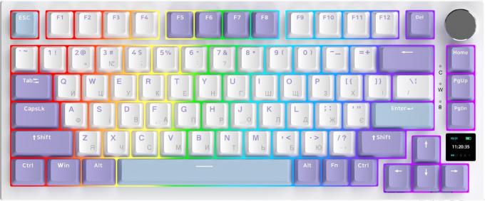 Ajazz AK820PRO-G-PWB