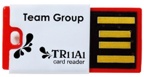 Card reader Team micro reader TR11A1 USB2.0 Red retail T11A1R01
