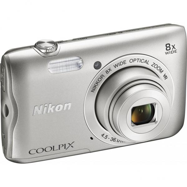 Цифровой фотоаппарат Nikon Coolpix A300 Silver VNA960E1