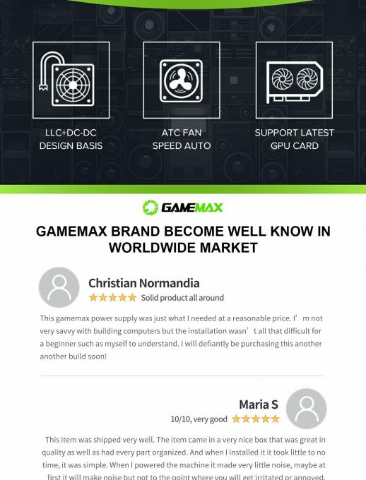 GAMEMAX GX-750 Modular