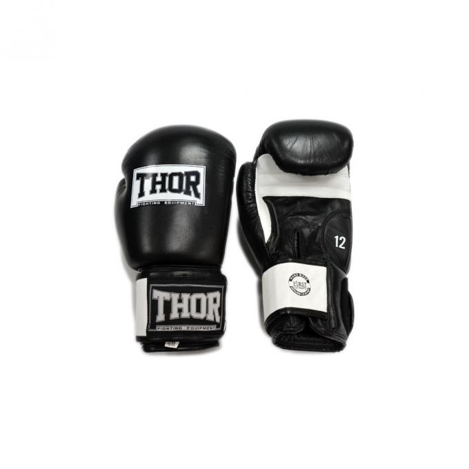 THOR 558(Leather) BLK/WH 16 oz.