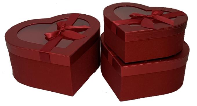 UFO W2901 Набор 3 шт RED HEART серд.
