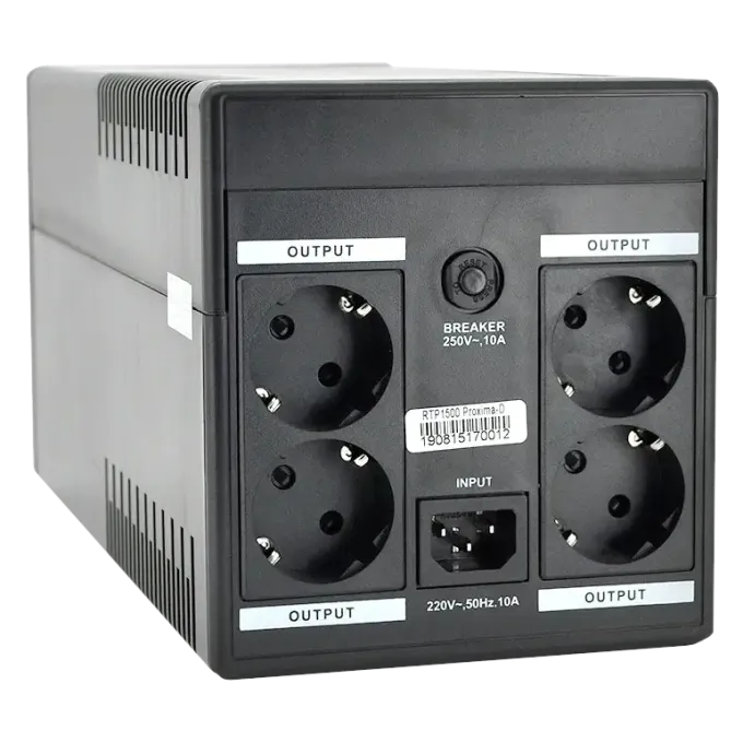 Ritar Proxima-D RTP1000 600Вт AVR 4xSCHUKO