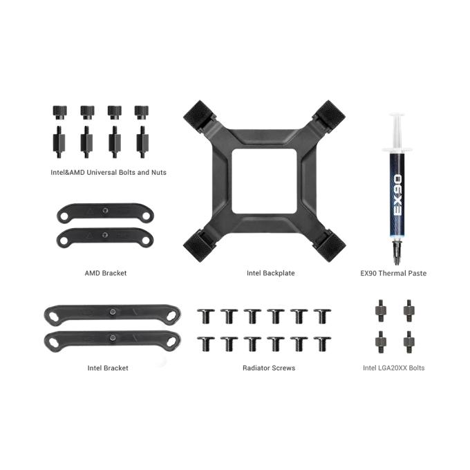 PCcooler DA360 Pro ARGB BK