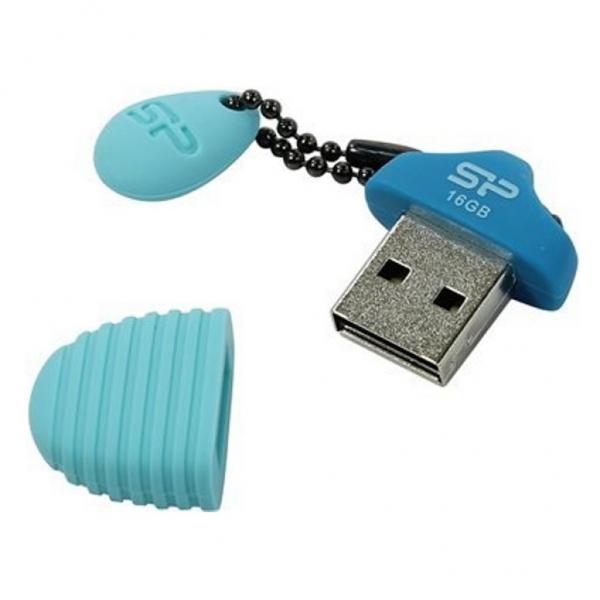 USB флеш накопитель Silicon Power 16GB Touch T30 Blue USB 2.0 SP016GBUF2T30V1B