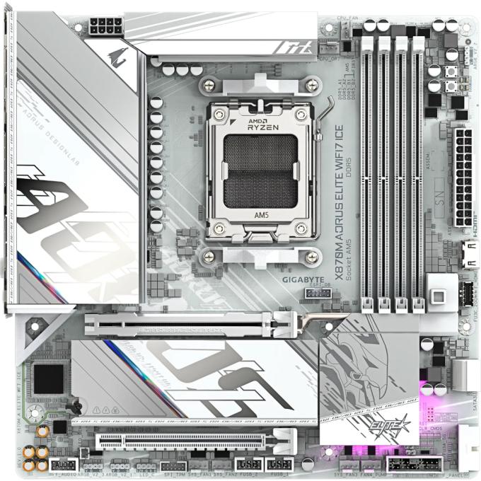 GIGABYTE X870M AORUS ELITE WIFI7 ICE