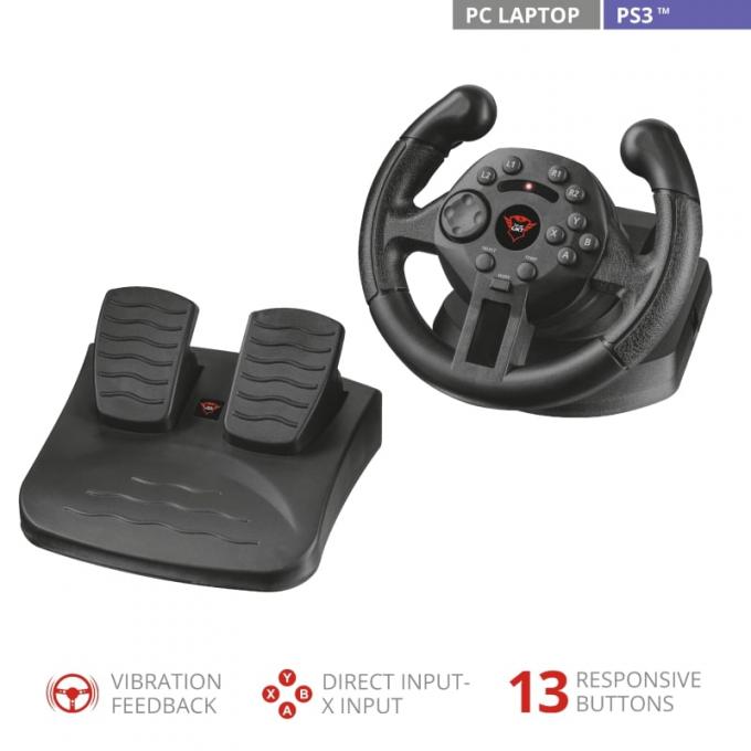 Руль Trust GXT 570 Compact Vibration Racing Wheel 21684