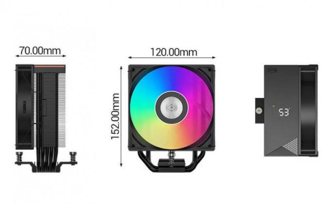 PCcooler RT500 Digital ARGB BK