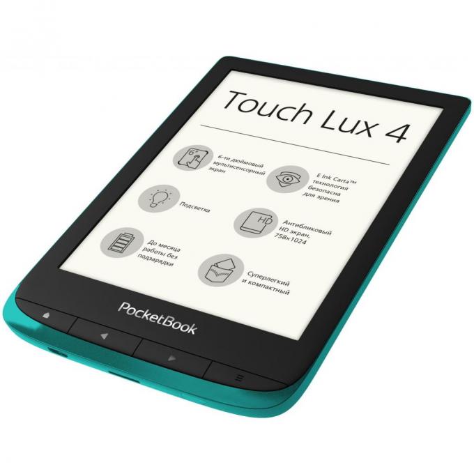 Электронная книга PocketBook 627 Touch Lux4 Emerald PB627-C-CIS