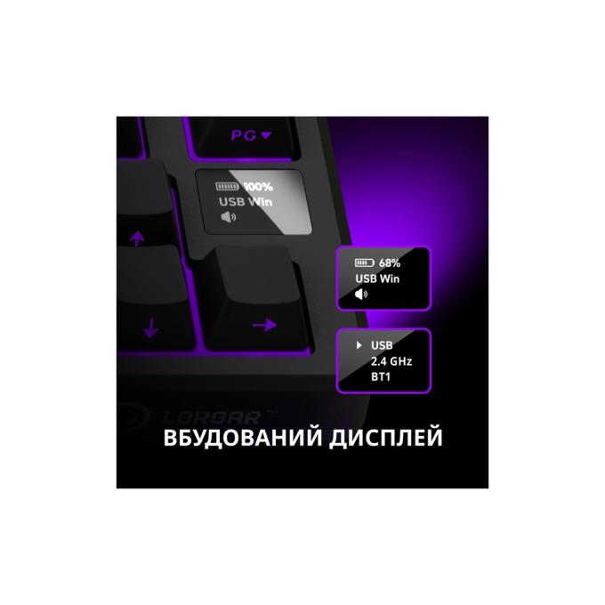 LORGAR LRG-KBP7075W-WH-US