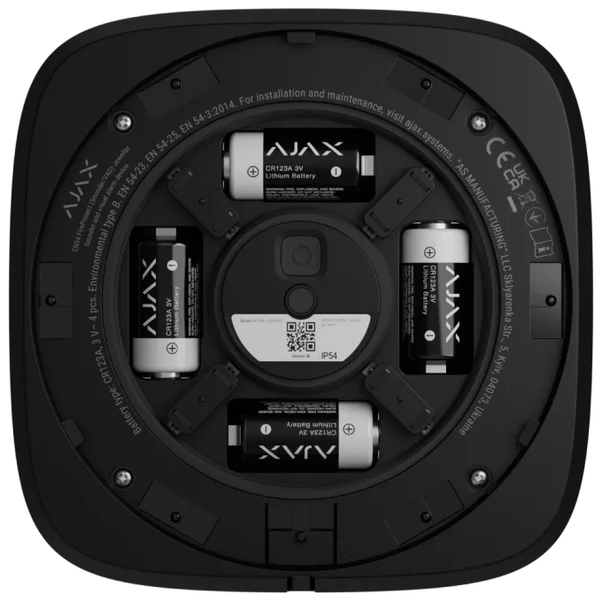 Ajax EN54 FireProtect (Sounder) black пожарный звуковой