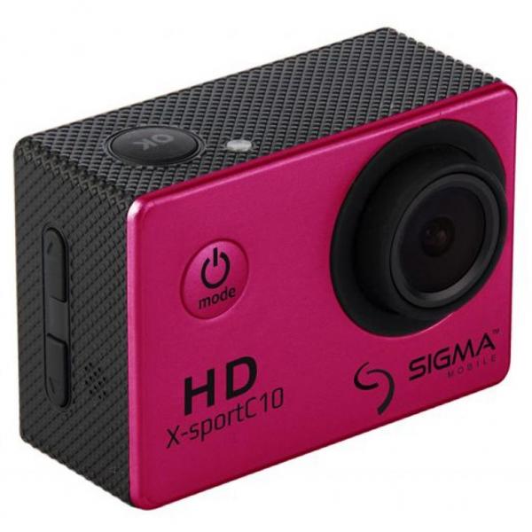 Экшн-камера Sigma Mobile X-sport C10 pink 4827798324240