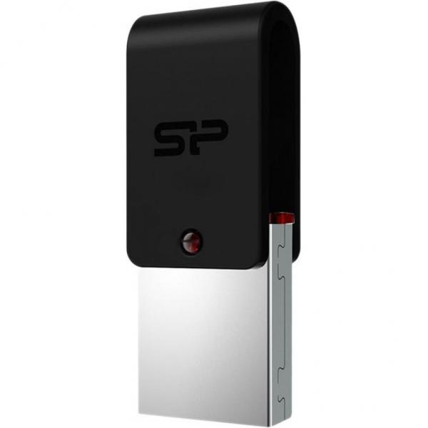 Накопичувач Silicon Power 64GB USB 3.0/microUSB Mobile X31 OTG SP064GBUF3X31V1K
