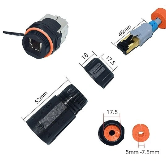 L&W STP, кат. 6А, IP68, LW