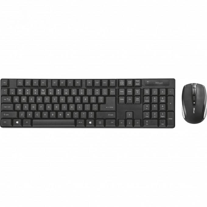 Комплект Trust Ximo Wireless Keyboard with mouse UKR 21628