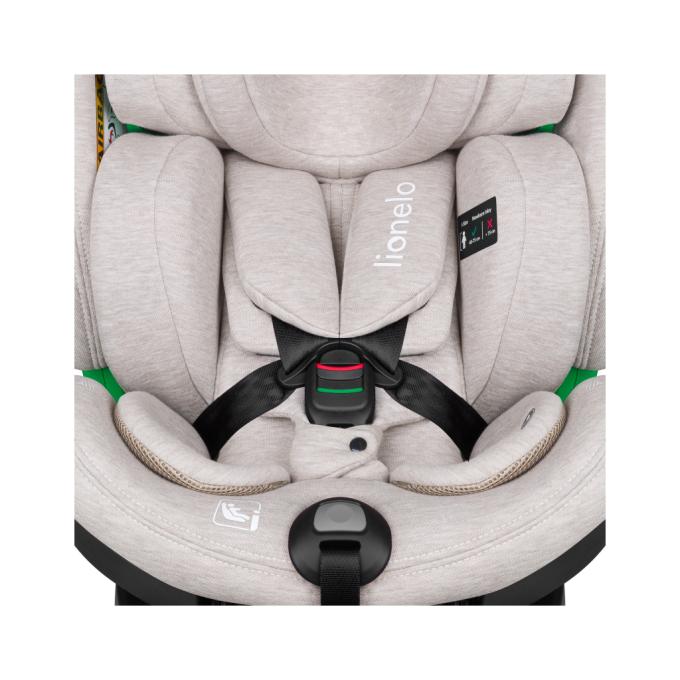 Lionelo LO-HARMONY I-SIZE BEIGE SAND BAMBOO