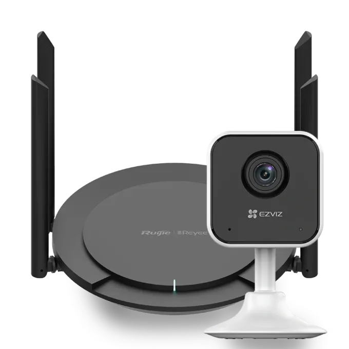 Ruijie Ezviz CS-H1C (1080P) + Reyee RG-EW300 PRO