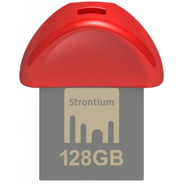 USB флеш накопитель STRONTIUM Flash 128GB NANO RED USB 3.0 SR128GRDNANOZ